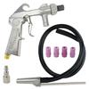 Air Sandblaster Kit, Sandblast Gun Kit for Sandblasting Cabinets, Rust Removal and Abrasive Blasting, Includes 4 Ceramic Nozzle Tips