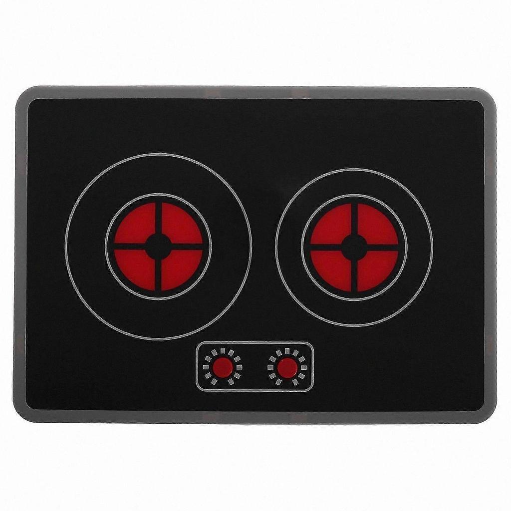 Interactive Toy Induction Cooker with Light Effects for Kids Pretend Play Kitchen Set Toddler Cartoon Appliance Model