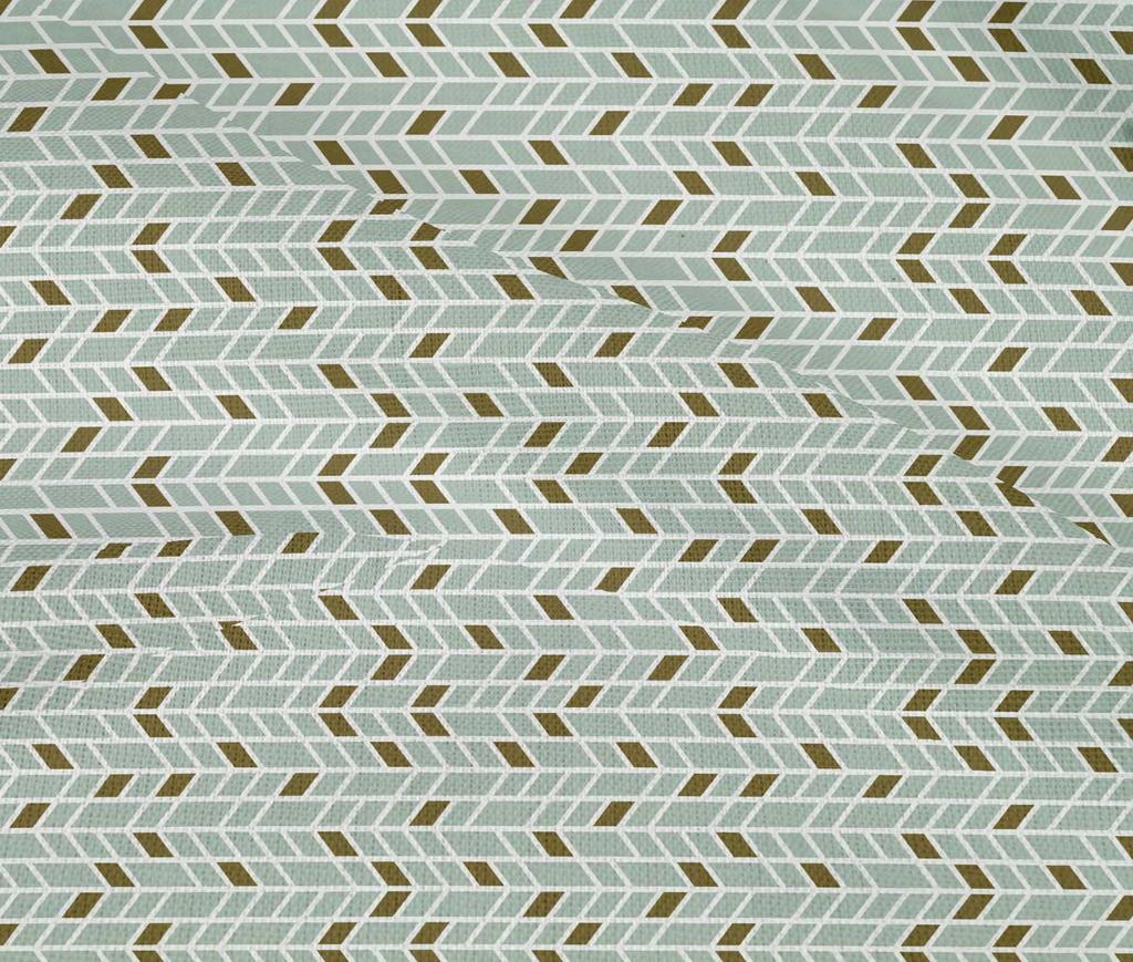 oneOone Хлопковая гибкая пыльно-зеленая ткань с узором «елочка» с геометрическим узором для поделок, декоративная ткань с принтом во дворе, 40 дюймов