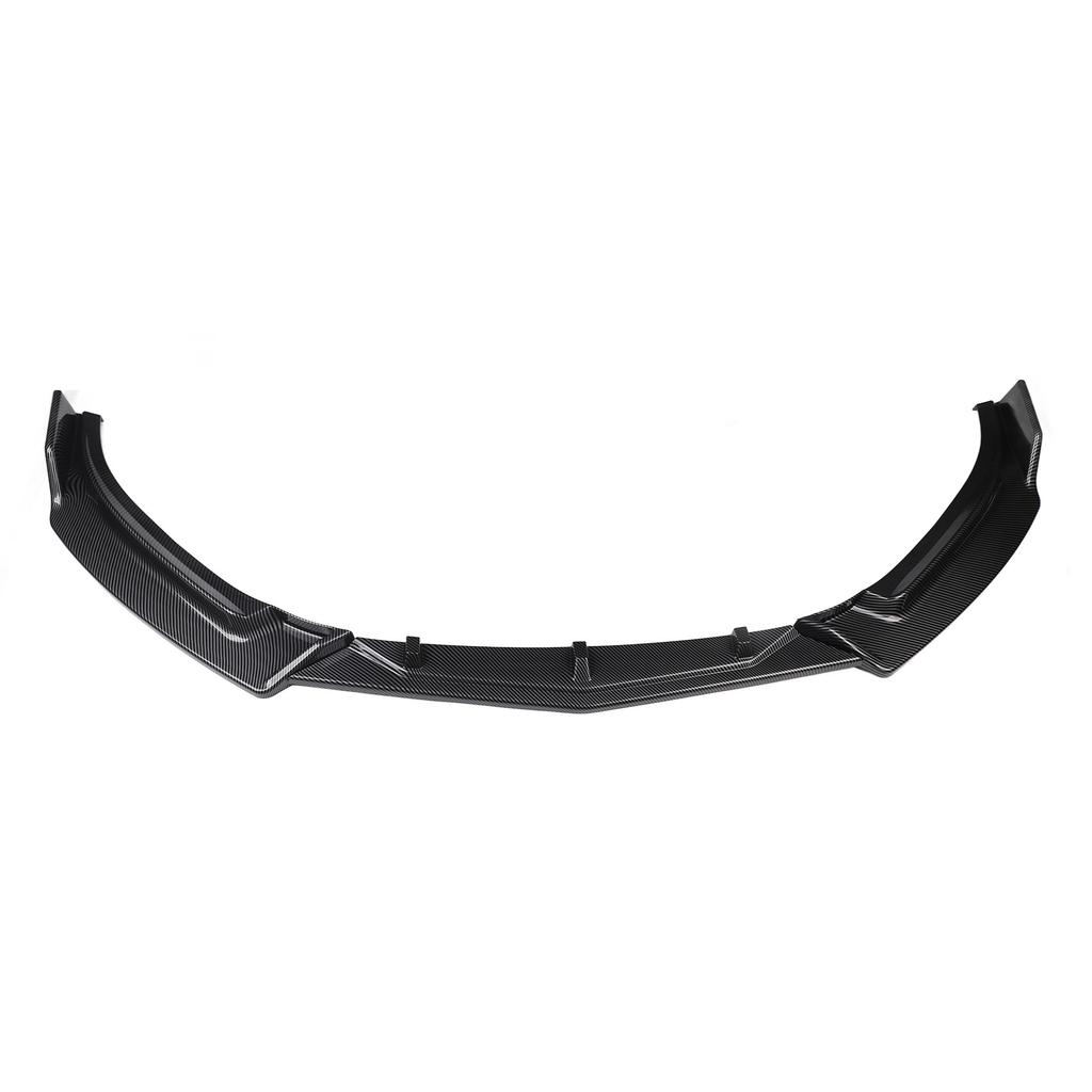 3pcs Carbon Fiber Style Front Bumper Lip Spoiler Fit for Mazda 3 Axela 2014‑2019