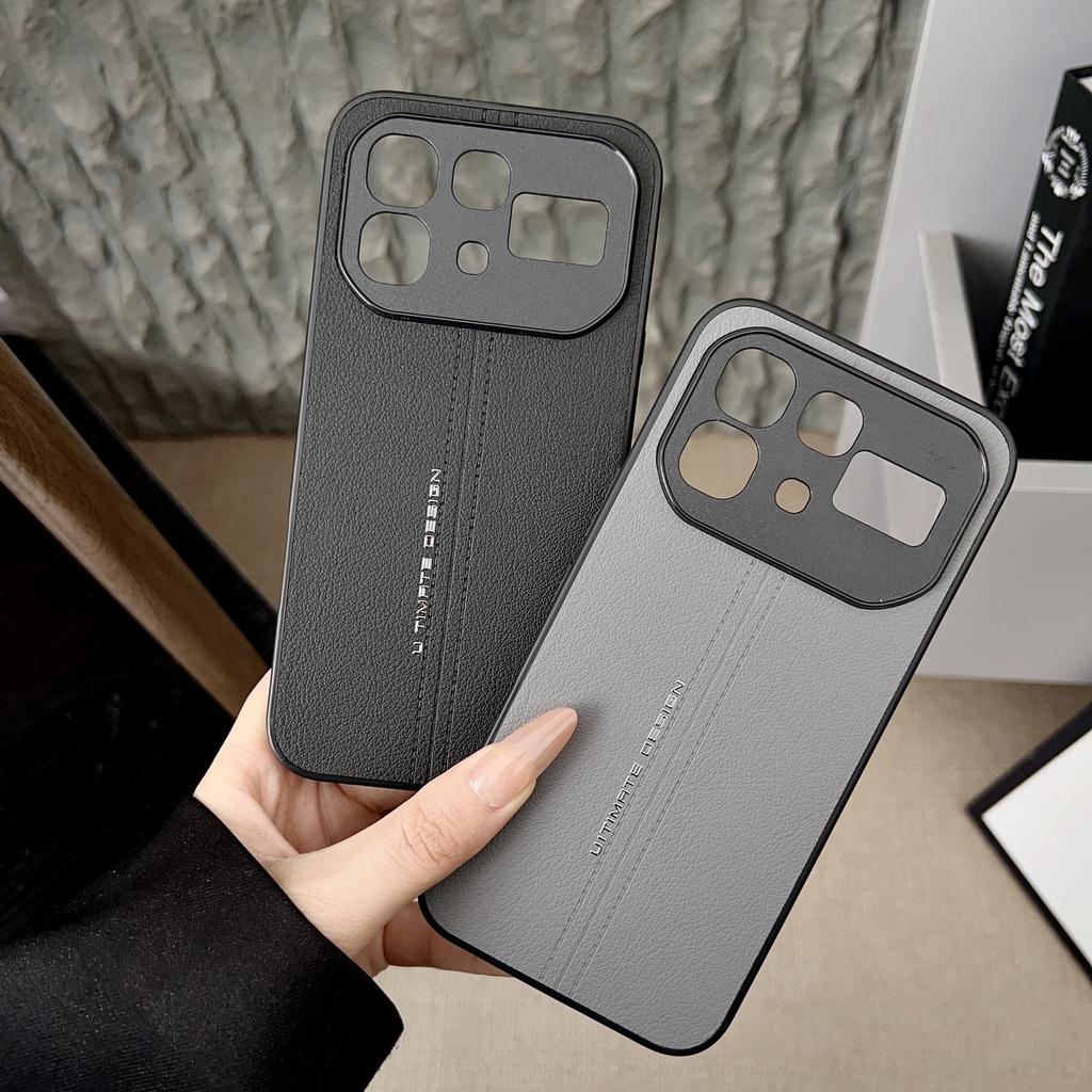 Чехол для Infinix Note 60 Pro Матовый Жесткий Роскошная Кожа Противоударный Защитный Чехол для Телефона Для Infinix Note 60 Ободок Амортизирующий