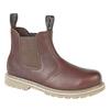 Mens Tumbled Leather Gusset Chelsea Boots