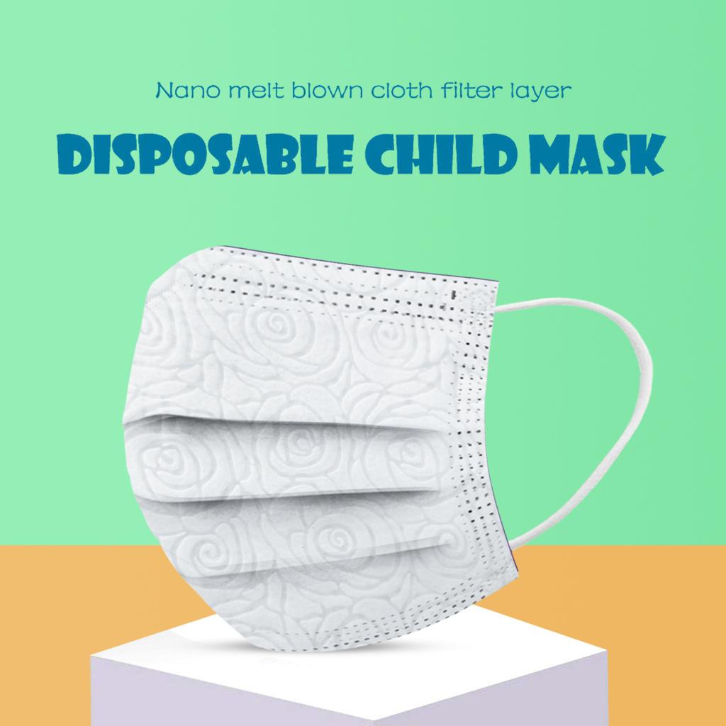 Взрослый мужчина и женщина Роза Маска Одноразовая маска Промышленная 3-слойная ушная петля 10 шт. Маска