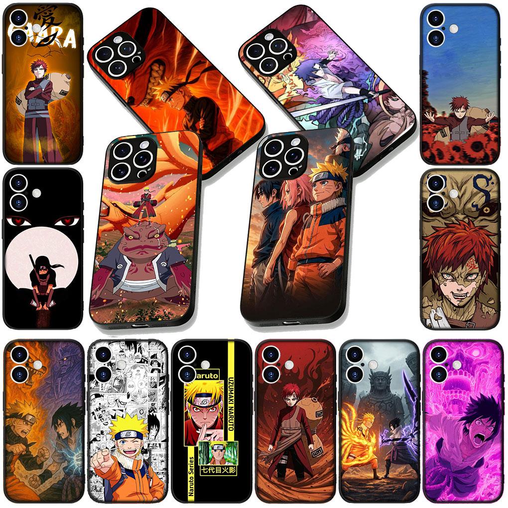 Гаара Учиха Саске Наруто Чехол для телефона Apple iPhone 17 16 14 15 Pro Max Plus 15+ 16E XR ProMax Air 16+ Мягкий чехол