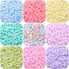 70pcs Glass Seed Beads Charm Frosted Mineral Abacus Czech Spacer Beads For Jewelry Making Accessories