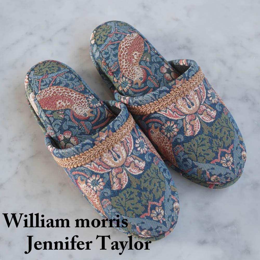 Jennifer Taylor Room Unisex Perfect for Beauty Salons and Nail Strawberry Thief by William 33094SP Shoes, Slippers, Salons, Morris,