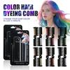 Temporary Hair Color Comb with Foldable Design for Quick Bright Hair Chalk Styling Non Toxic Washable Colorful Hairbrush for Adults Halloween Cosplay