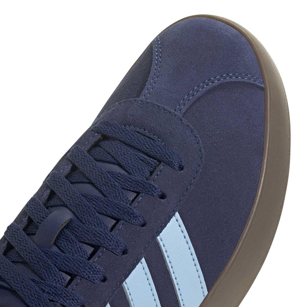 Кроссовки Adidas VL Court Унисекс Темно-металлик Размер 3,0, Взрослые, NLF93, Синий/Небесно-голубой/Золотой (JP7537), 25.5cm