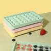 Силиконовая форма для кубиков льда с 35 отверстиями, форма для льда в форме сердца, форма для замороженного льда, коробка для льда с крышкой, кухонные инструменты, аксессуары