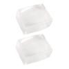 1/2/3Pcs Transparent Ice Cube Squeeze Toy Anxiety Relief Stress Ball Sensory Toy Soft