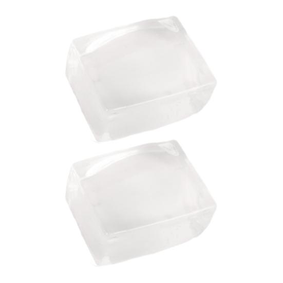 1/2/3Pcs Transparent Ice Cube Squeeze Toy Anxiety Relief Stress Ball Sensory Toy Soft