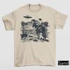Western Cowboy UFO Shirt Gildan 5000 Wild West Graphic Tee Nashville Rodeo 5XL