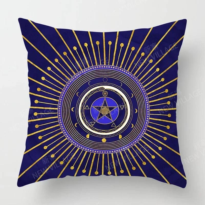 Осенний Домашний Декор Осенний Декор Гостиной Наволочка для Декоративной Подушки Диван Бохо Наволочка Мандала   X