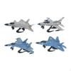 4Pcs Fighter Model 4D Plane Ornaments Education Home Decor Aircraft Collectibles for