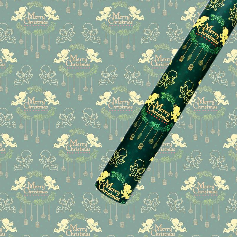 Decorative Packing Paper Patterned Christmas Wrapping Paper Festival Wrapping Paper Colorful For Celebrations Christmas Parties