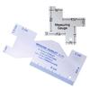 Precision Seam Measuring Gauge Metal Tailor Ruler Template Sewing Ruler for Home DIY Patchwork Quilting Craft Accessories