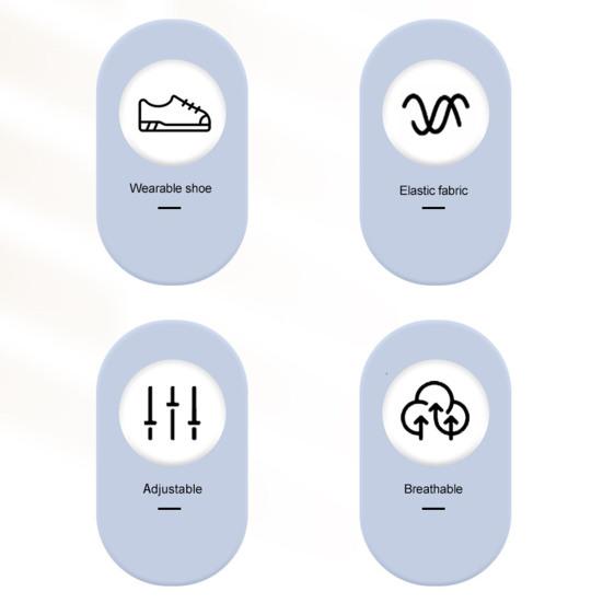 Bunion Corrector with Fastener Tape Super Soft High Elastic Breathable Adjustable Pain Relief Bunion Splint Toe Alignment Brace