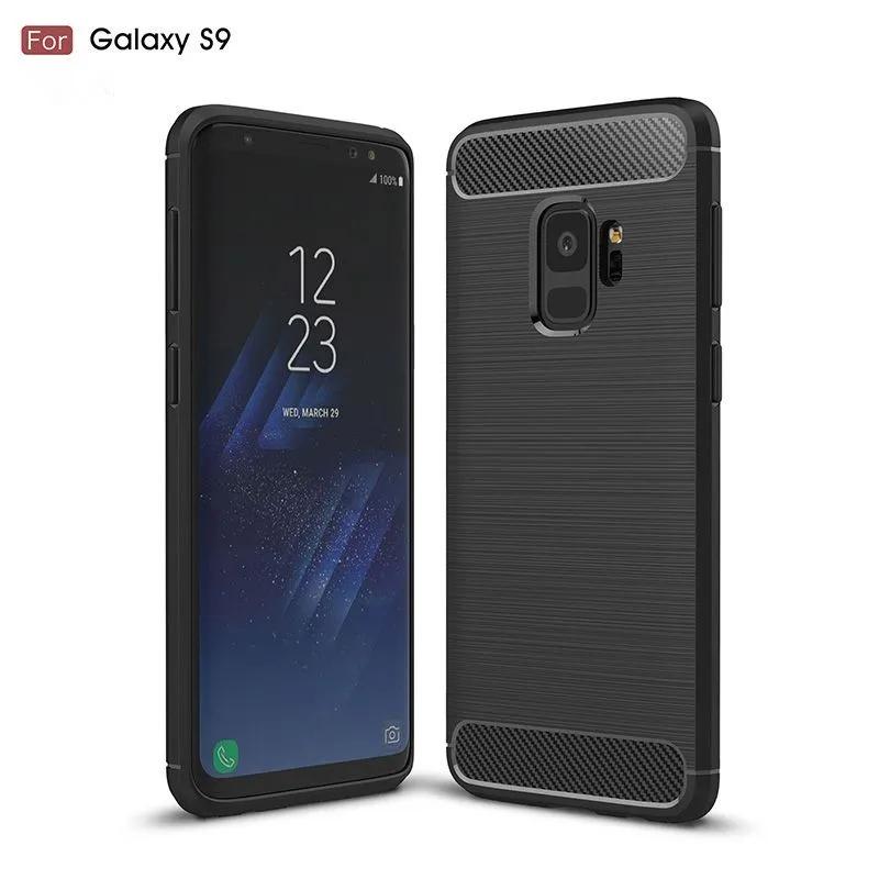 Роскошный матовый чехол для Samsung Galaxy S9 Противоударный мягкий чехол для телефона Samsung S9 Противоударные силиконовые чехлы