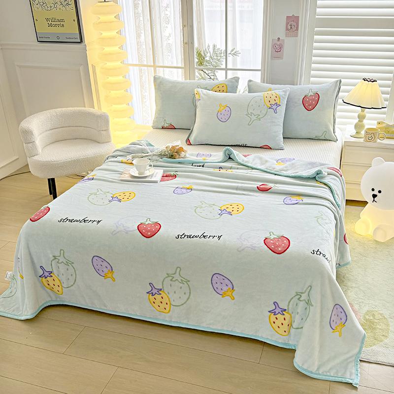 Super Cozy Winter Throw Blanket Warm Fleece/Flannel Blandets Floral Heart Printing Bed Linens Bedspread Home Travel Drop Shippin