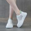 Women's Breathable Casual Walking And Running Shoes Summer New Women's Thick Bottom Casual Sports Board Mesh Breathable 34-39