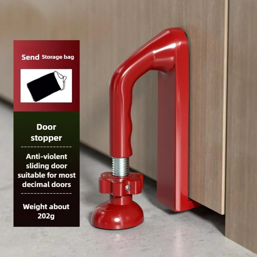 Anti Pry Door Blocker Security Blocker Door Stop Alarm Safety Door Stop