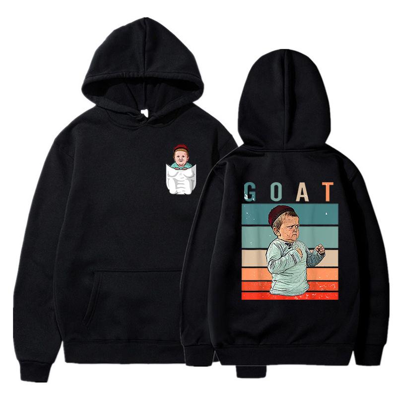 Мини-толстовки Khabib Hasbulla с принтом Kawaii Graphic Print Женская мода Hip Hop Hoodie Hoody Толстовки Пуловеры Унисекс Одежда