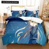 Sword Art Online Bedding Set 3D Anime Print Polyester Quilt Cover Pillowcases Queen King For Kids Gift Anime Duvet Cover Sets