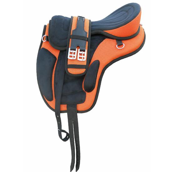 Синтетическое универсальное безленчиковое седло Freemax Седло для лошади Седло для английской езды Черное седло Доступны все размеры