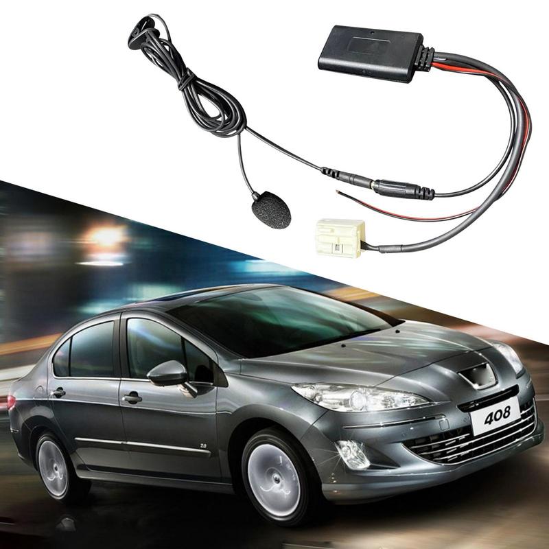 Для Peugeot 207 307 407 308 Для Citroen C2 C3 RD4 12-контактный беспроводной модуль Беспроводной радиоприемник Стерео Aux Кабель-адаптер Музыкальный проигрыватель