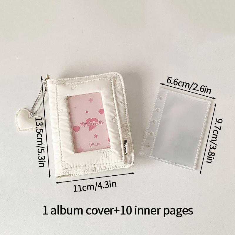 Binder Photocard Holder Kpop Photo Albums for Photocard Binder Cards Collect Book 10pcs Inner Pages Photocard Case
