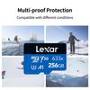 Lexar Карта памяти micro SD TF 128 ГБ 663X Класс 10 A1 До 100 МБ/с чтение 256 ГБ 32 ГБ 64 ГБ 512 ГБ SDXC SDHC V10 U1 V20 A2 Оригинальная флеш-карта Micro SD