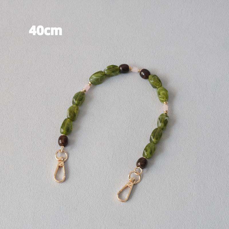 Новый Модный Бутик Женская Сумка Аксессуар Бежевый Бисероплетение Цепи Милый Акриловый Роскошный Ремешок Женская Элегантная Сумка Акриловая Ручка Цепь