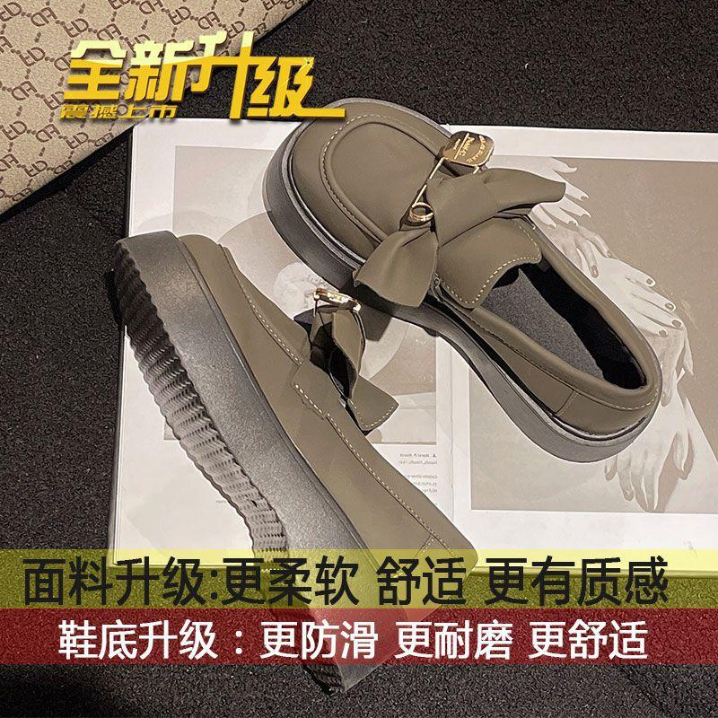 Новые маленькие кожаные туфли в британском стиле весна и осень универсальные туфли-лодочки Мэри Джейн на платформе-маффин для медсестры и униформы JK