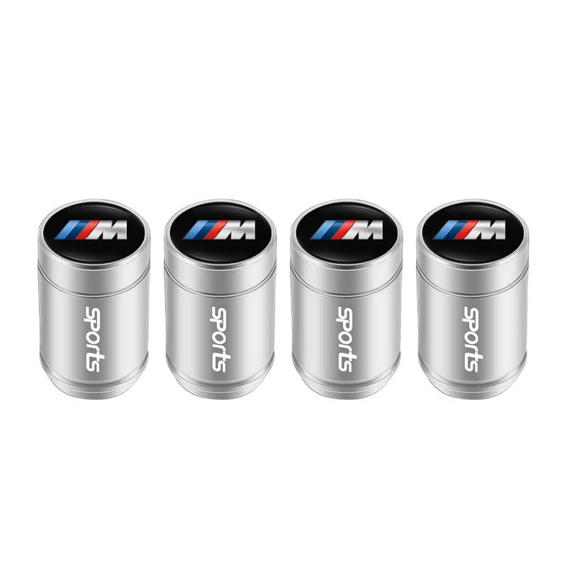 4Pcs Aluminum Car Wheel Tire Valve Cap Dustproof For BMW X1 X2 X3 X5 X4 X6 X7 G30 G20 G32 G11 G12 F40 F30 F20 F10 F34 F07 F44 OH6