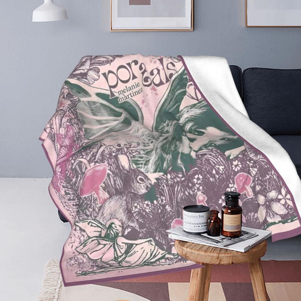 Мелани Мартинес Порталс Одеяло Флис Всесезонный Дышащий Легкий Тонкий Плед для Дивана Путешествия Постельные Принадлежности Пледы