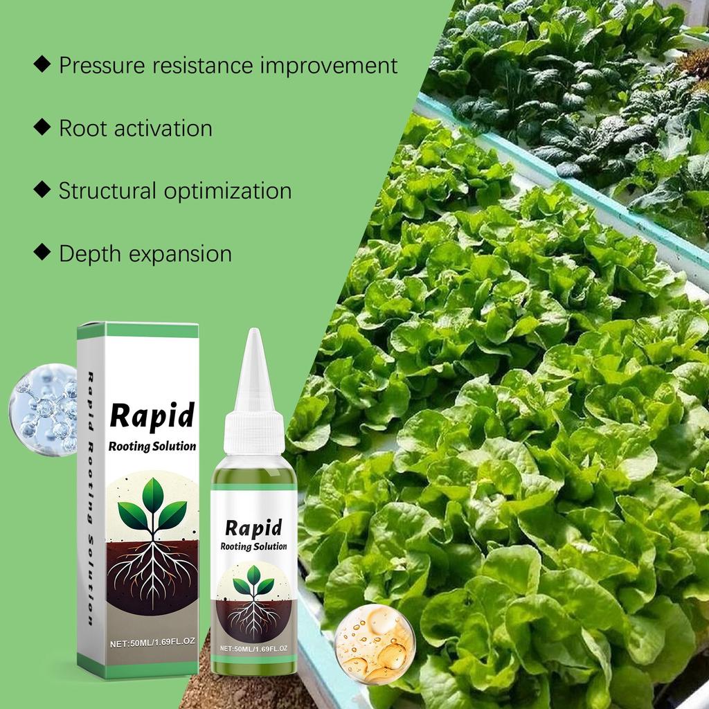 Эффективное решение для стимуляции роста корней растений, подходящее для домашнего садоводства, сельскохозяйственных посадок, гидропоники и обработки почвы, 50 мл