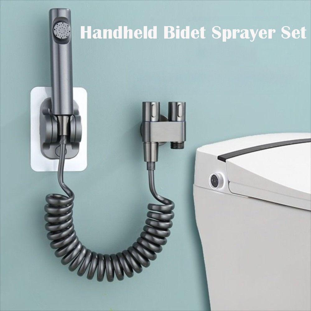 Self Cleaning Handheld Bidet Sprayer ABS Bathroom Bidet Spray Personal Hygiene