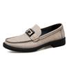 Fashion Male Walking Shoes Classic High Quality Loafers Men Genuine Leather Casual Shoes Soft Bottom Moccasins Non Slip Slip On Flats