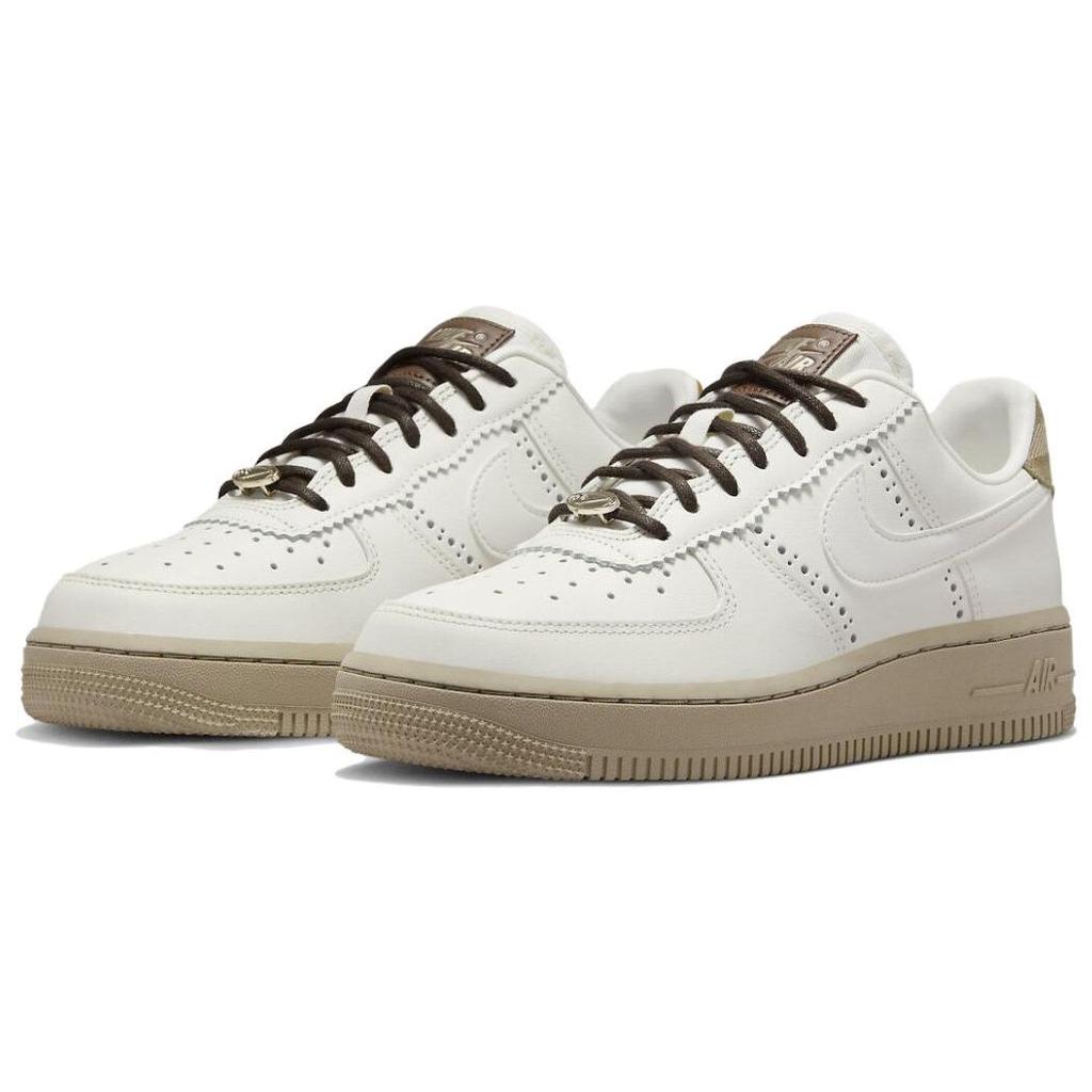Nike Кроссовки женские Air Force 1 Low Brogue White Sail Khaki FV3700-112