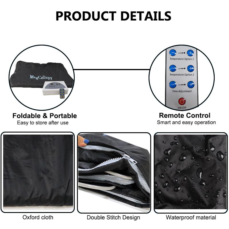 Far Infrared Sauna Blanket for Home Use Weight Loss Weighted Sauna Blanket For Body Shape Slimming Fitness For Women Weight Lost