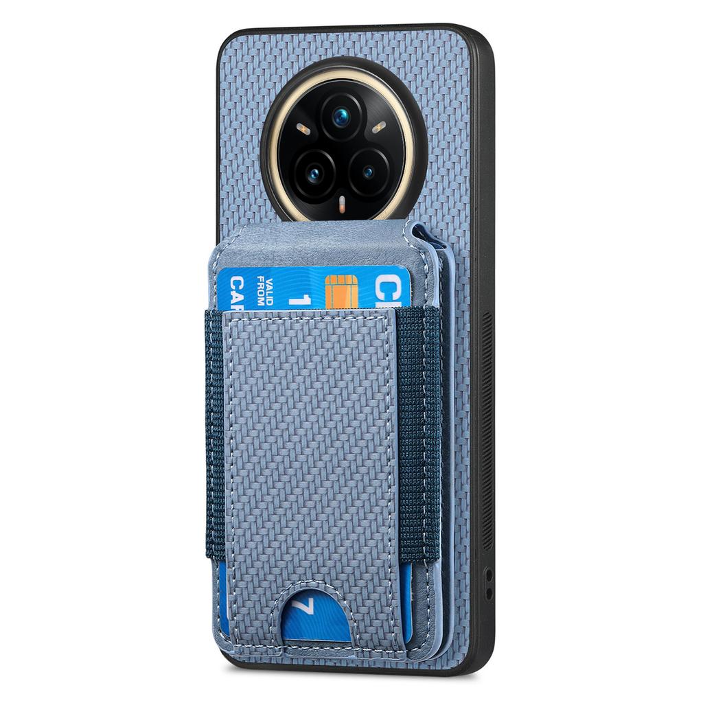 Для Realme 14 Pro 5G Чехол с держателем для карт, подставкой, кожаной задней крышкой