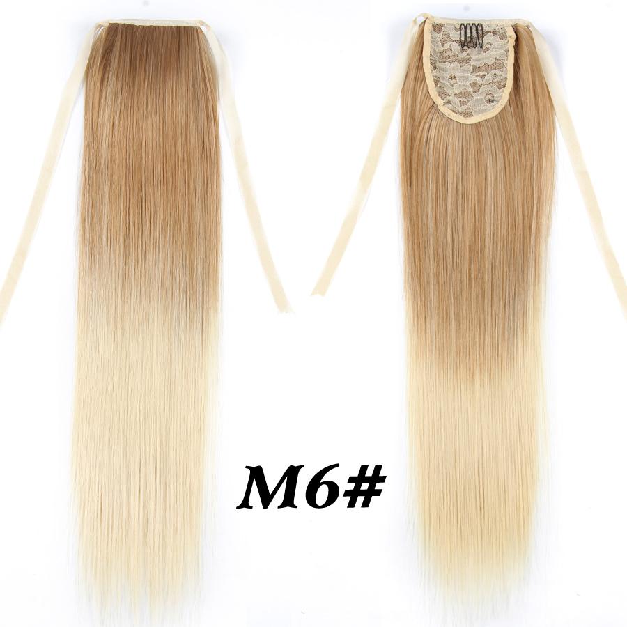 Colorful Ombre 2 Tone Cosplay Ponytail Hair Extension Body Wavy Fake One Piece Clip In Tie Up Pony Tail Dark Green/Green