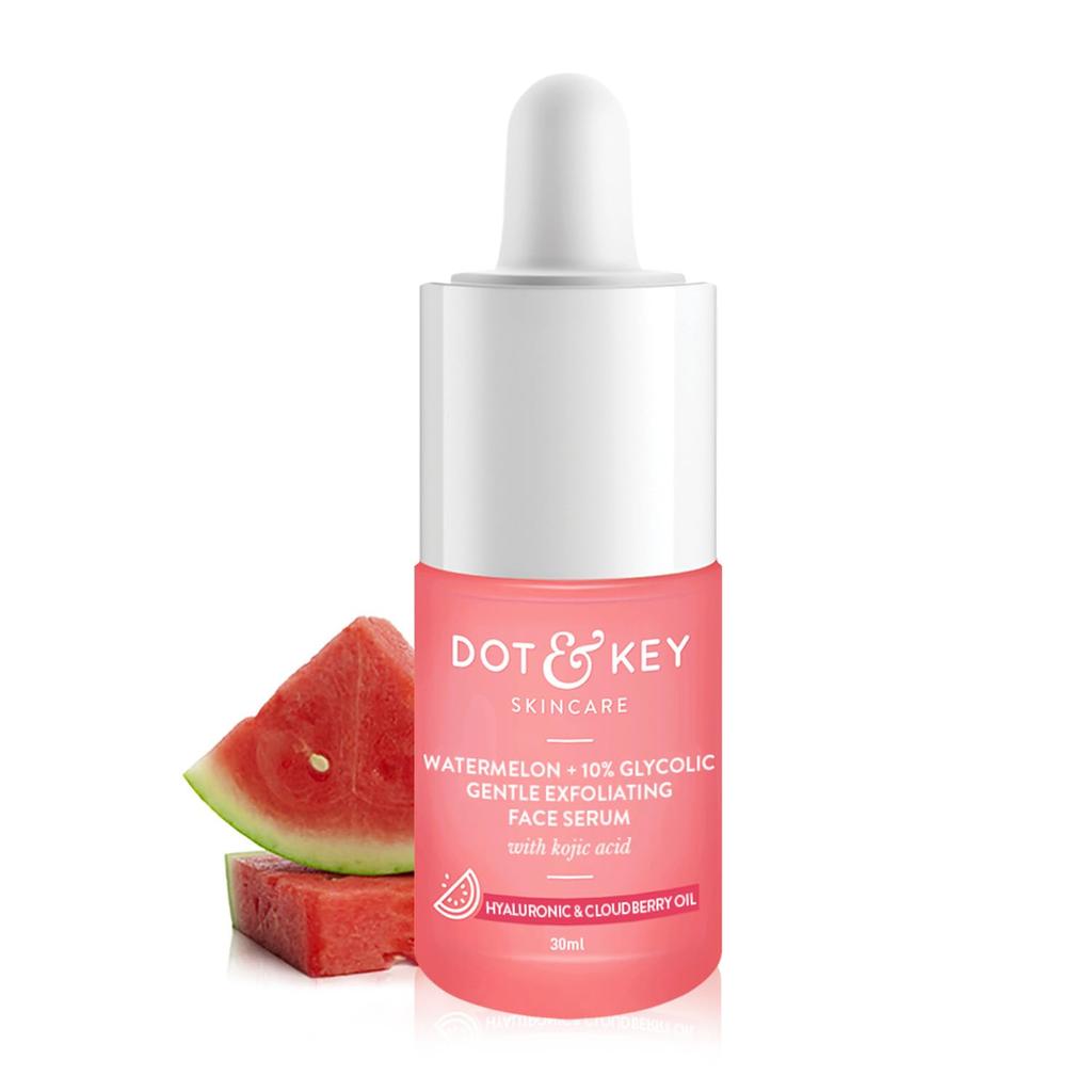 Dot & Key Watermelon 10% Glycolic Face Serum 30ml Pack of 1 | Targets Pigmentation, Dark Spots & Uneven Skin