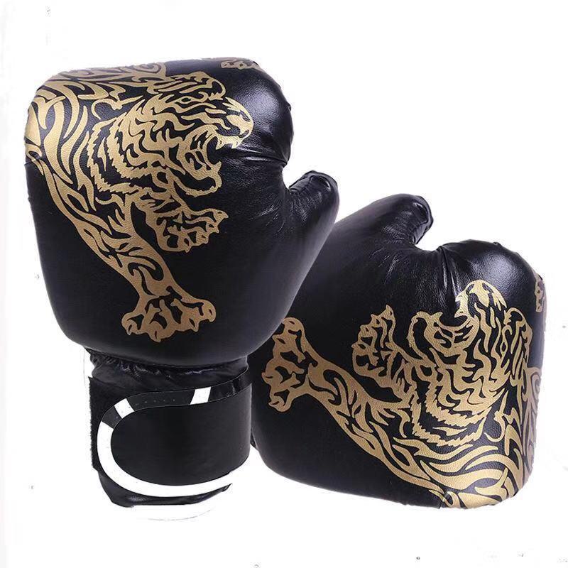 Half-Finger Tiger Claw Boxing Gloves for Children and Adults - Thickened Sanda Training and Sparring Gloves