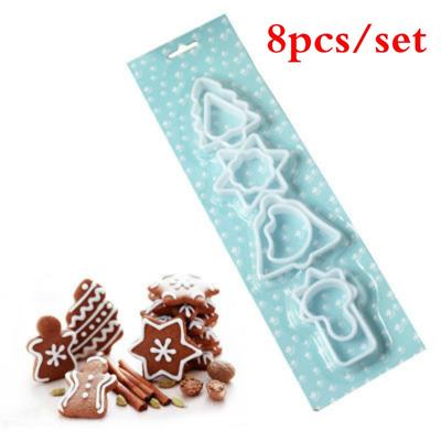 Новая пластиковая форма для печенья, форма для овощей, мультяшный набор инструментов для выпечки печенья, комбинация 8 шт./компл.