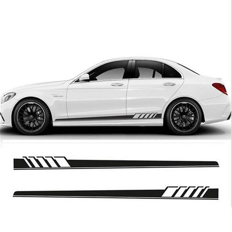 A Pair of Car Side Body Stickers Decals Car Stickers Exquisite Car Decoration Supplies Easy Accessibility