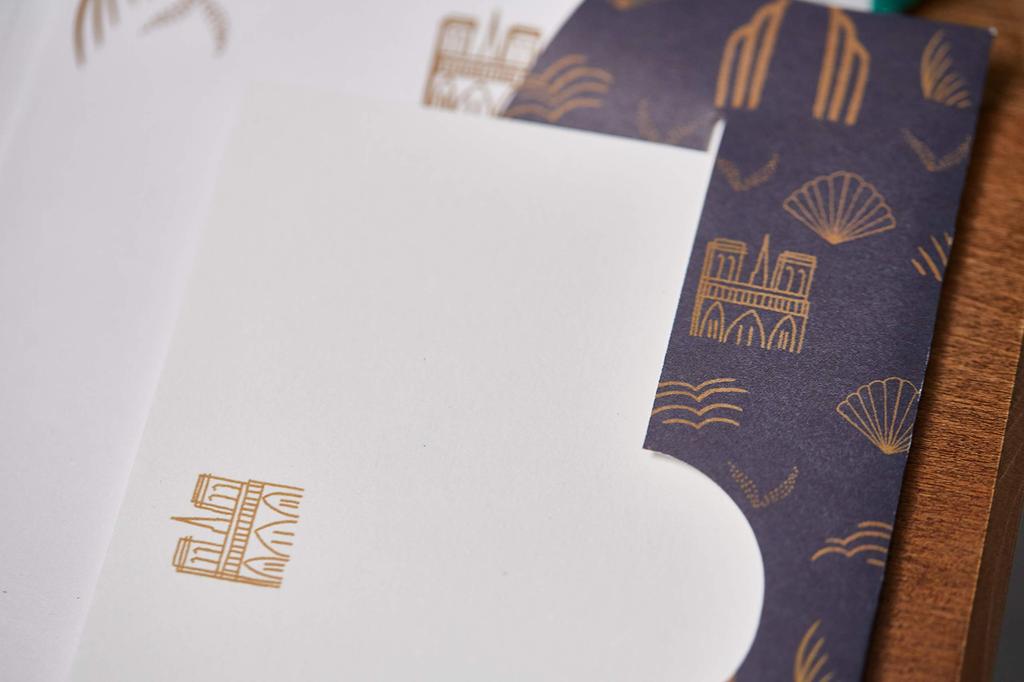 Lalo Season Paper Letter Set Blue gl74002 G.