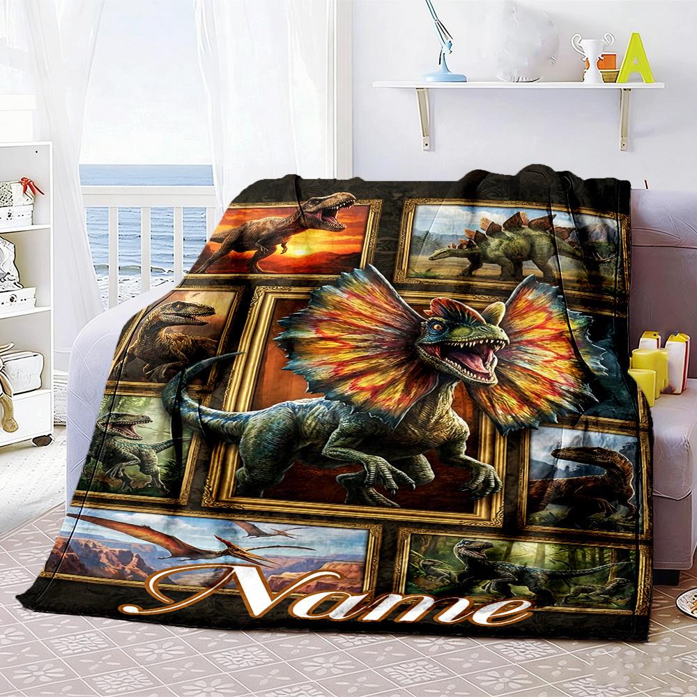 Owls And Bears Home Customize Your Name Blankets Comfortable Soft Lightweight Allseason Multipurpose Blanket For Picnics Sofas Offices Beds Living