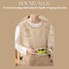 New Waterproof Stain-Resistant Apron Wipeable Hands Vest Style Breathable Sleeved Apron Anti Dirty Multipurpose Coffee House