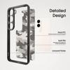 (Comes with wrist strap)IBMRS for vivo Y300 Case,Non-Yellowing Shockproof Phone Cover, Anti-Scratch Clear Back (Black camo)